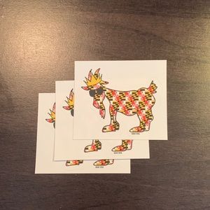 3 PACK GOAT USA STICKERS MARYLAND THEME